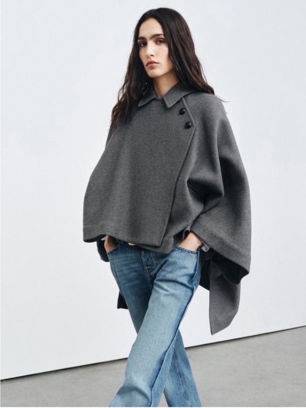 ZARA WOOL CAPE LIMITED EDITION
